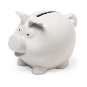 Sparschwein aus ABS mit individuellem Branding fürs Marketing