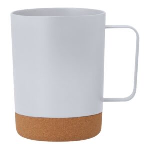 Becher 400 ml mit Korkdetail für Ihre Werbung